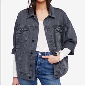 Free People Denim Trucker Jacket